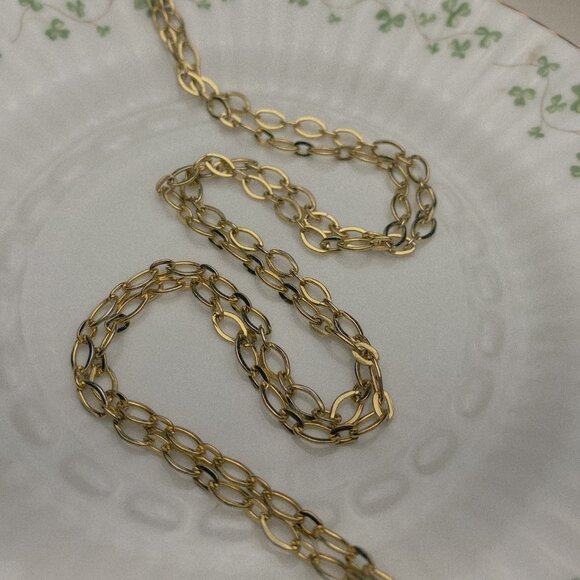 Lilly Pulitzer Green Oval Cabochon Frog Animal Gold Pendant Long Chain Necklace - Picture 8 of 12